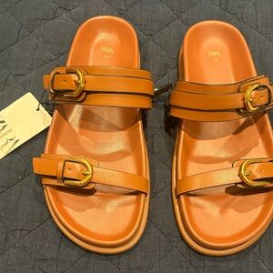 Brand New Never Worn Zara Slides